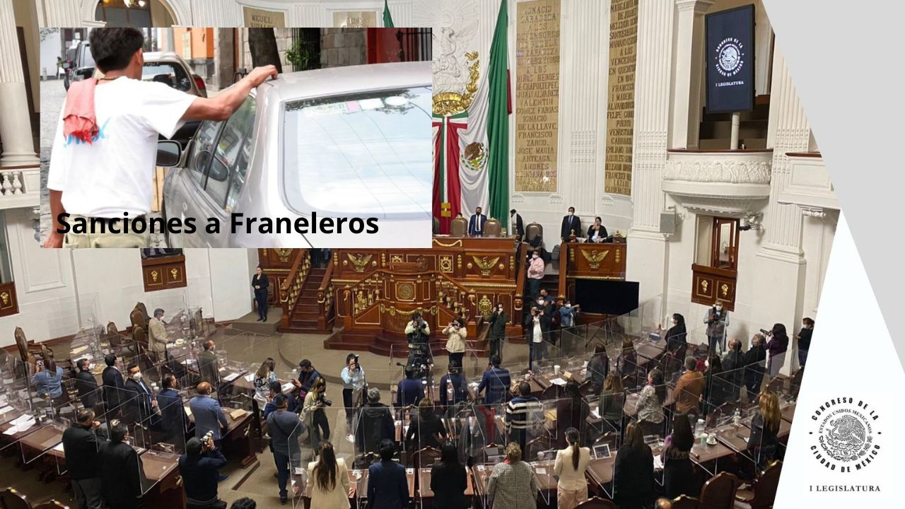 Aprueba Congreso CDMX sancionar con cárcel a franeleros