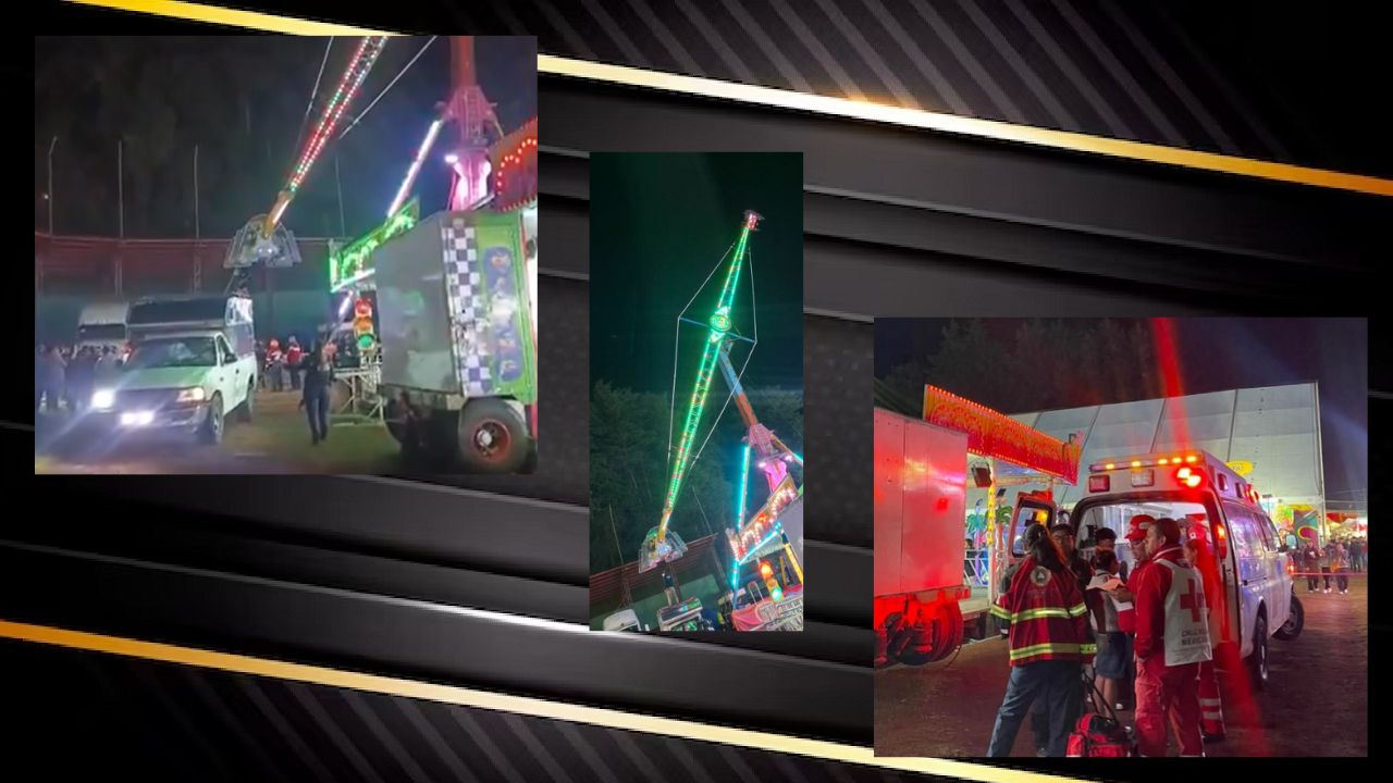 Falla en juego mecánico deja un herido en Zacatlán 