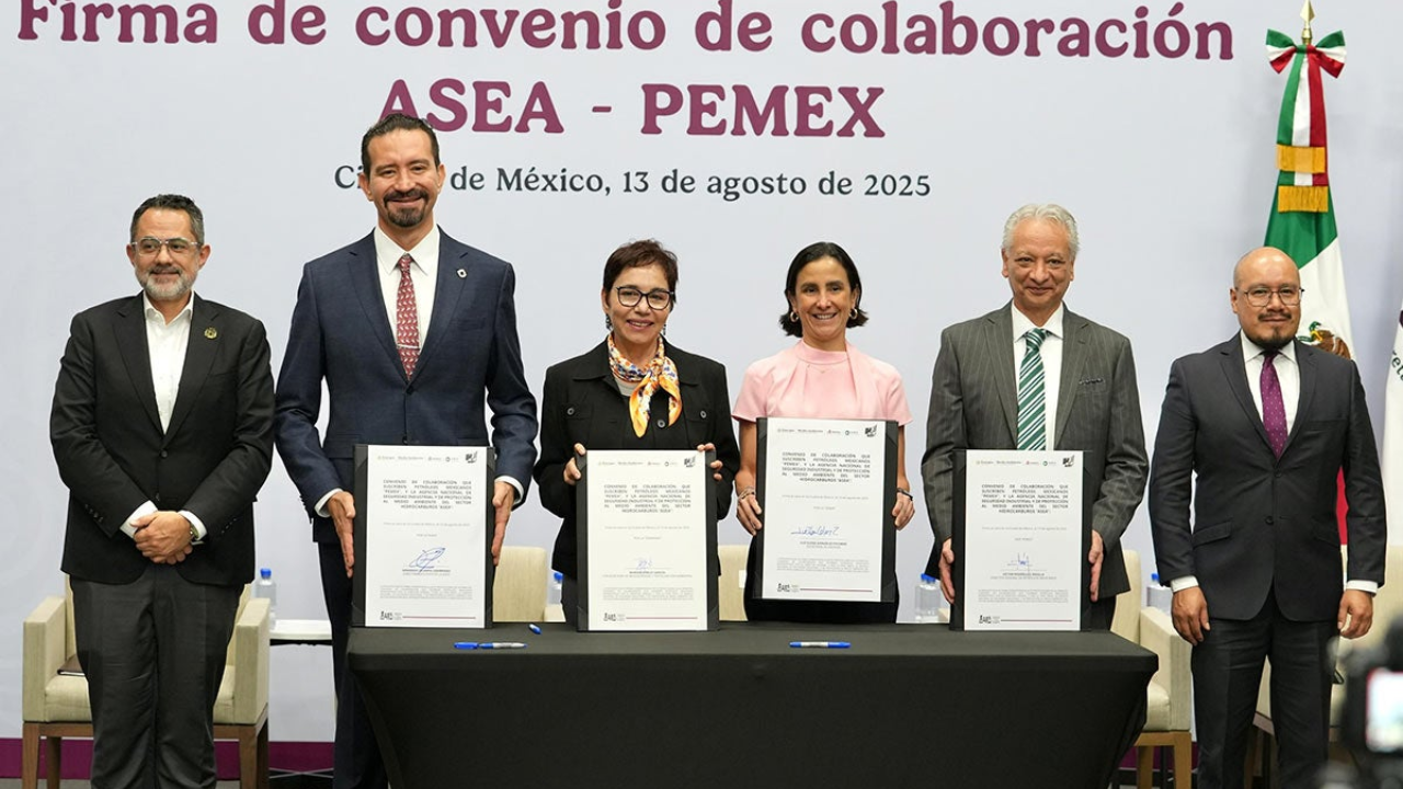 ASEA y Pemex firman convenio para fortalecer la protección ambiental