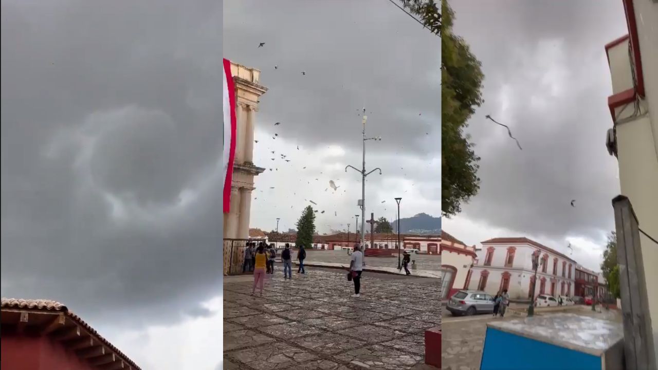 Tornados azotan San Cristóbal de las Casas