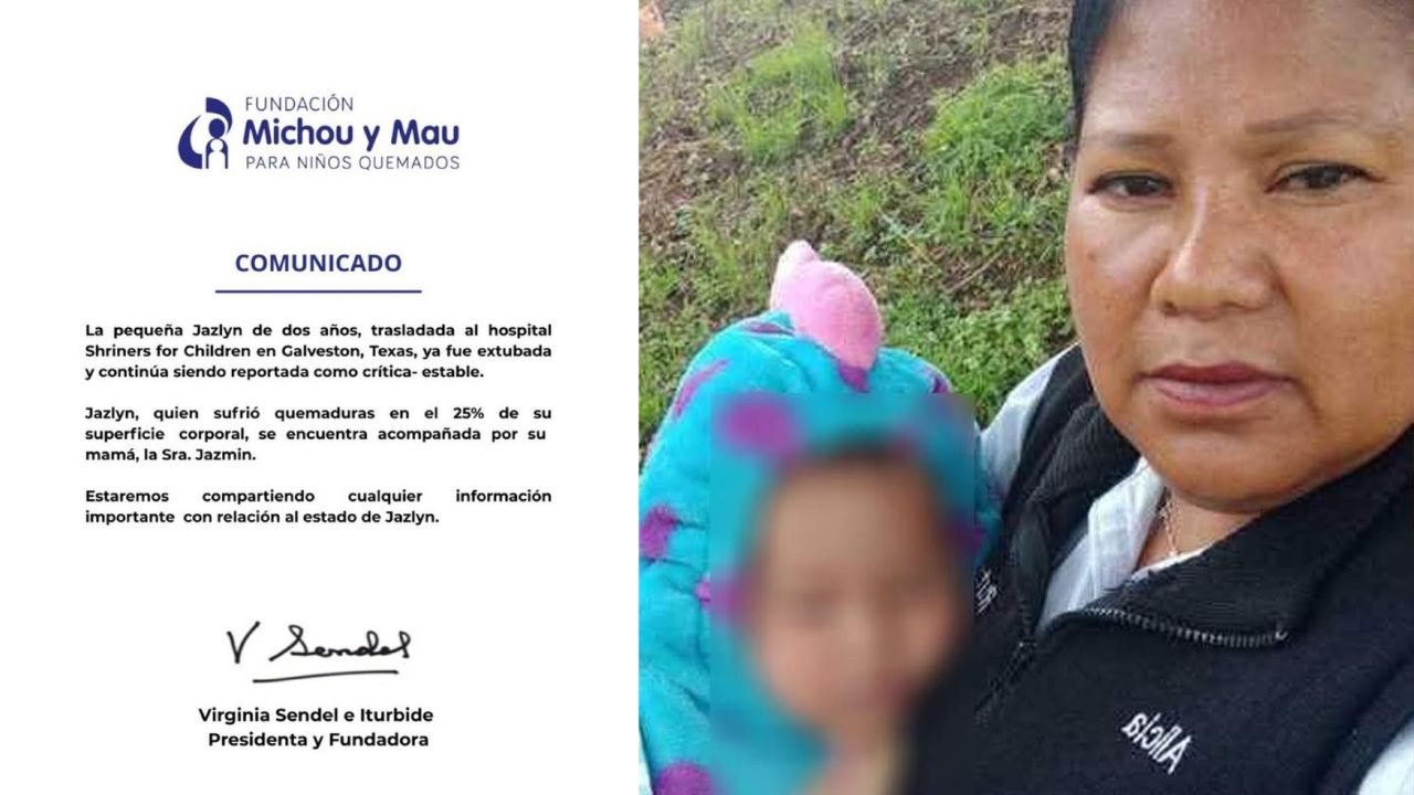 La pequeña Jazlyn lucha por su vida