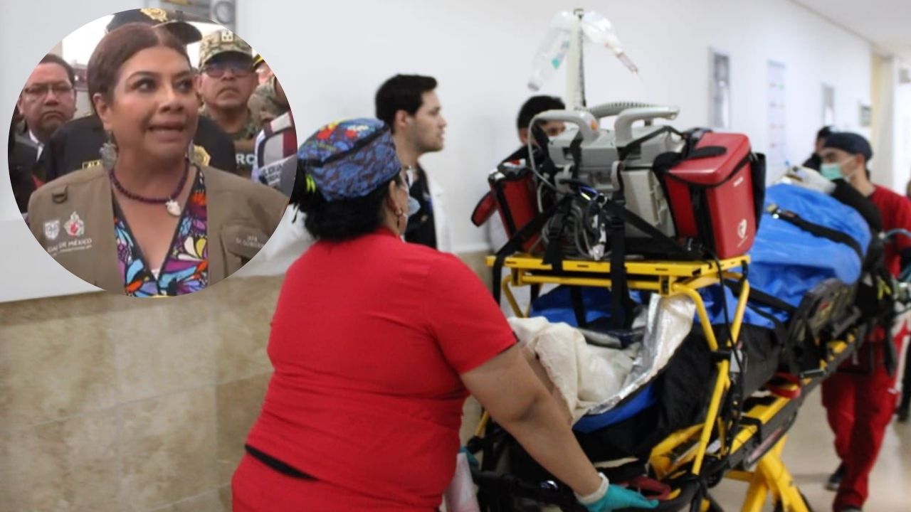 ¿A qué hospitales fueron trasladados los heridos de la explosión?
