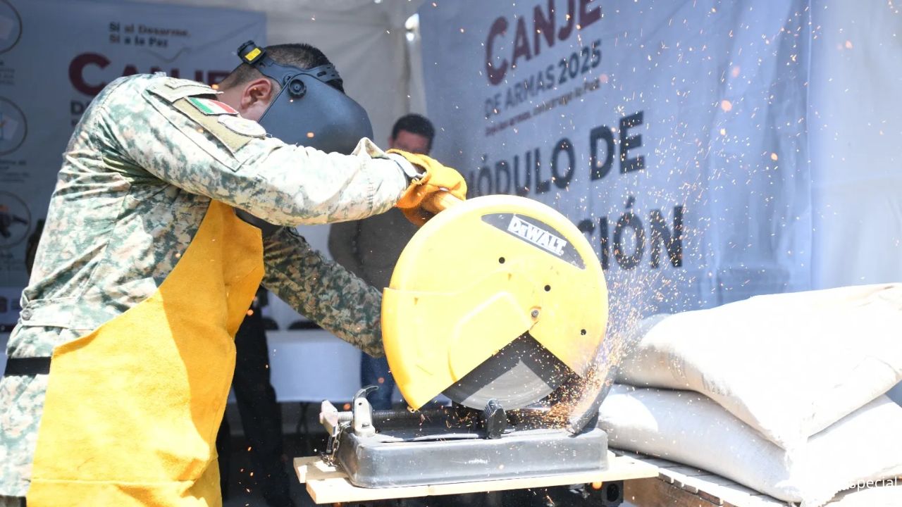 Termina Canje de Armas 2025 en Edomex con más de mil armas recolectadas