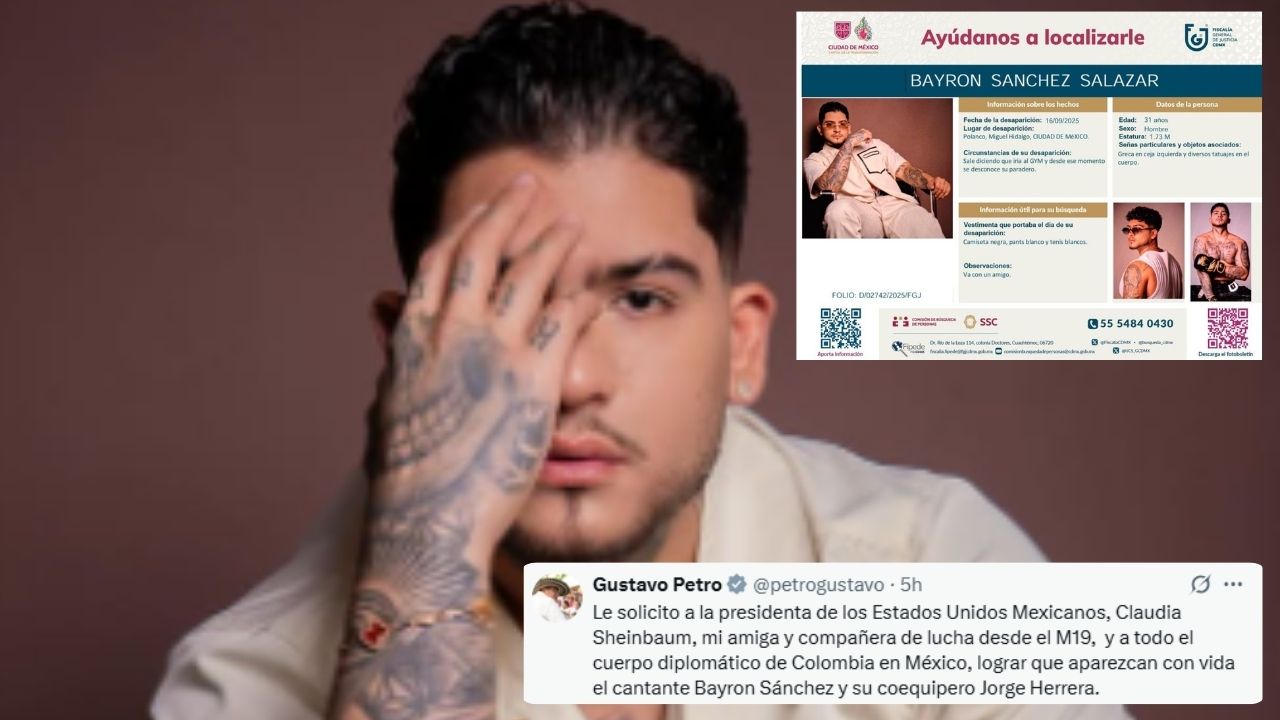 Petro pide apoyo a México por desaparición de cantante colombiano