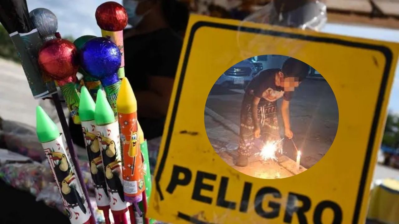 ¡Cuidado la pirotecnia no es un juguete!