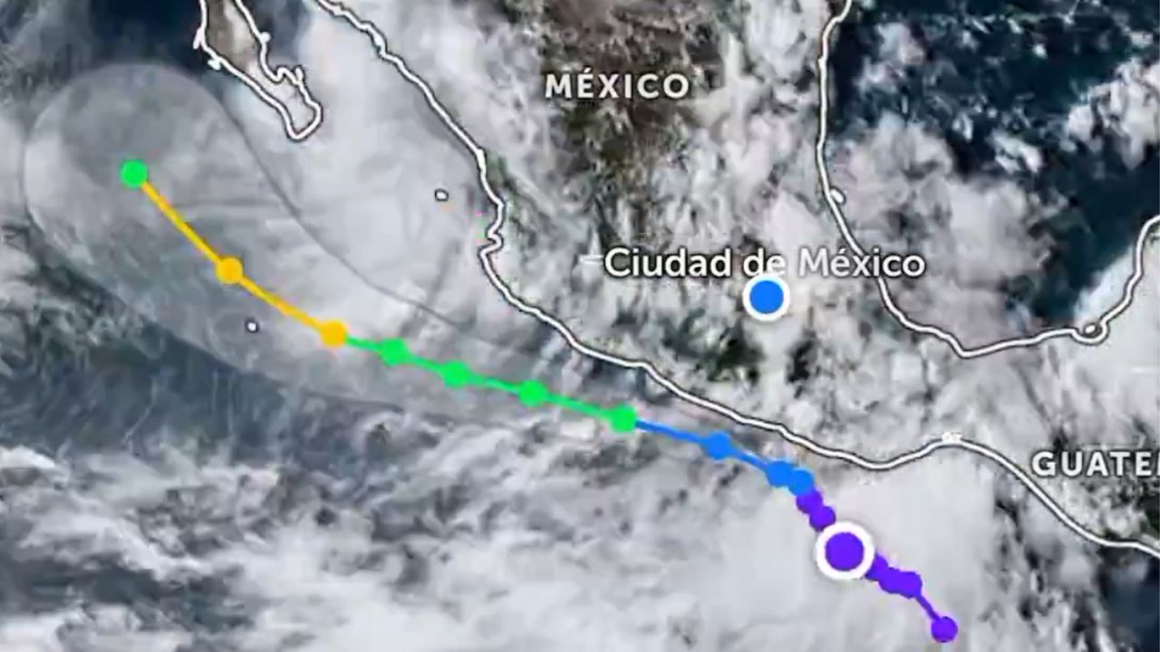 Depresión Tropical Trece-E provoca lluvias intensas