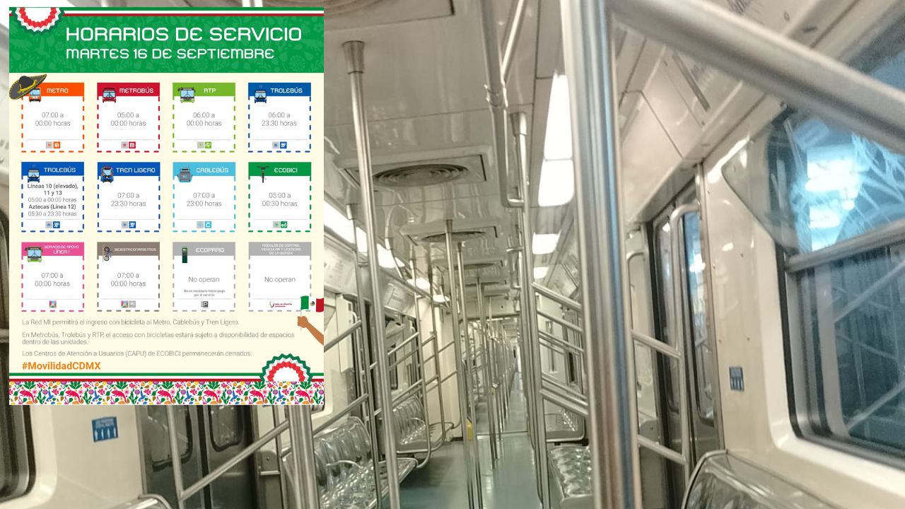 Red de Movilidad con horario especial por Fiestas Patrias