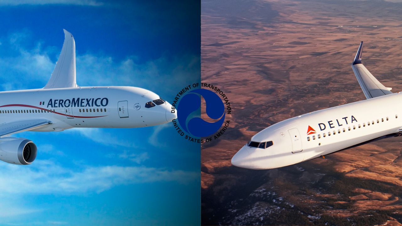 Trump pone fin a alianza entre Delta Air Lines y Aeroméxico 