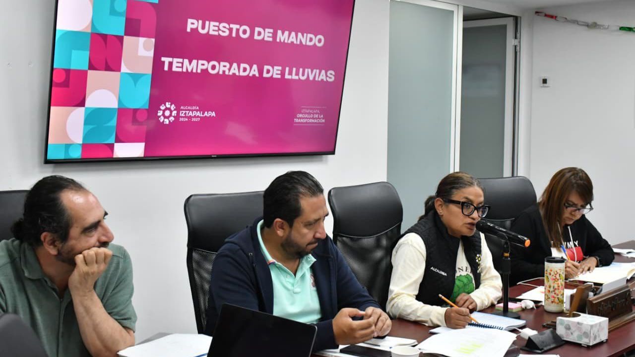 Más de dos mil familias afectadas por las lluvias en Iztapalapa