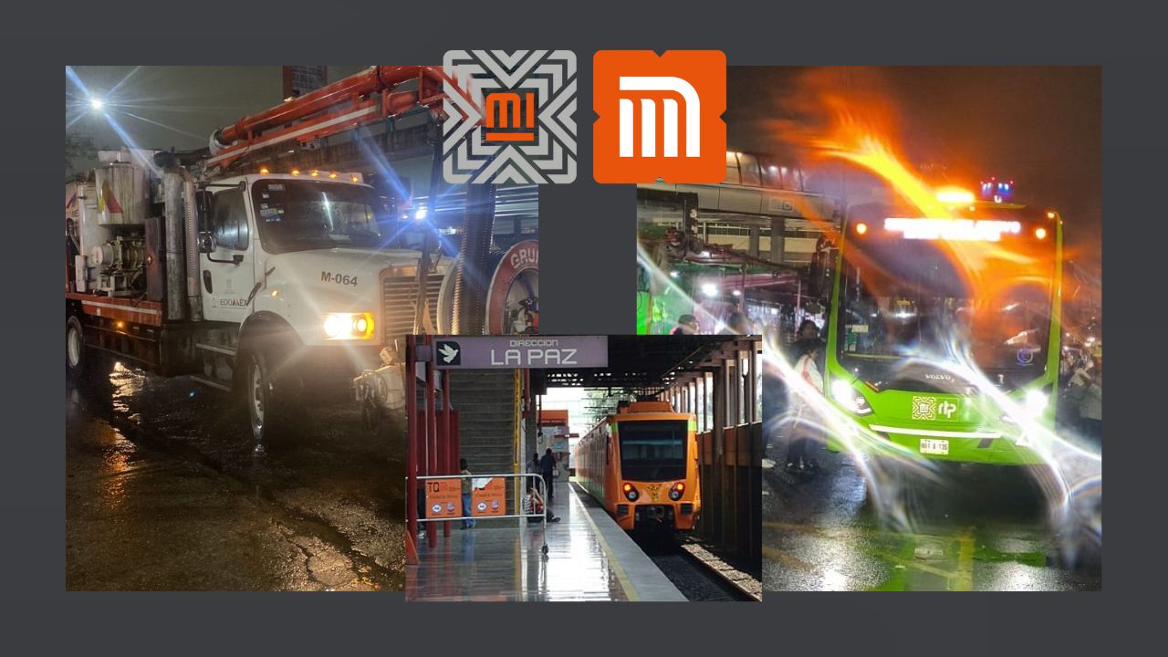 Línea A da servicio parcial, Metro trabaja en el desagüe tras lluvias