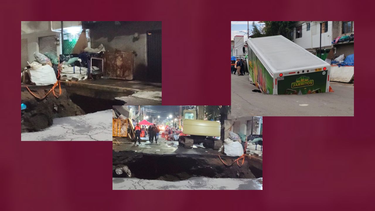 Socavón en Iztapalapa crece y deja a familias sin hogar 