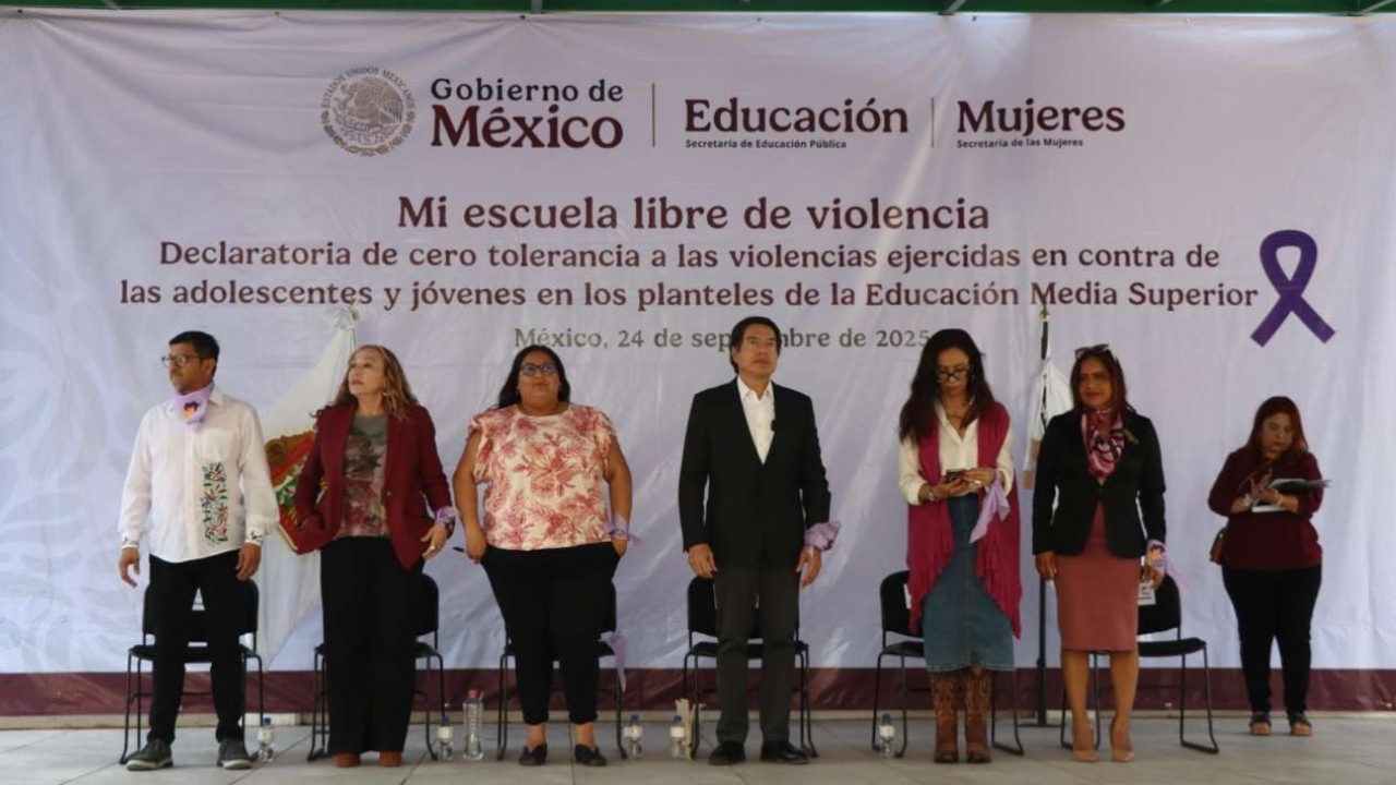SEP impulsa “Cero Tolerancia” a la violencia en bachillerato