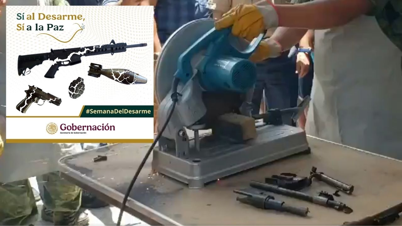 Más de 8 mil armas decomisadas