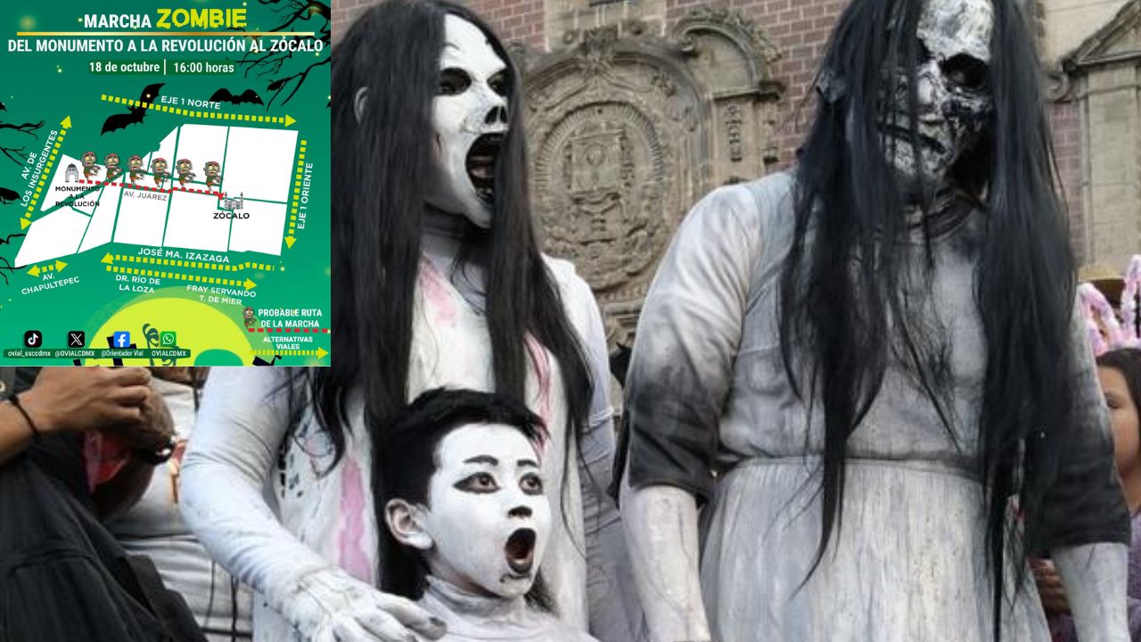 Marcha Zombie en la CDMX ¡con causa solidaria!