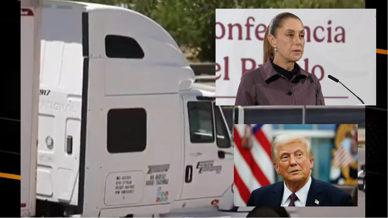 Ante arancel a vehículos pesados Sheinbaum contempla hablar con Trump