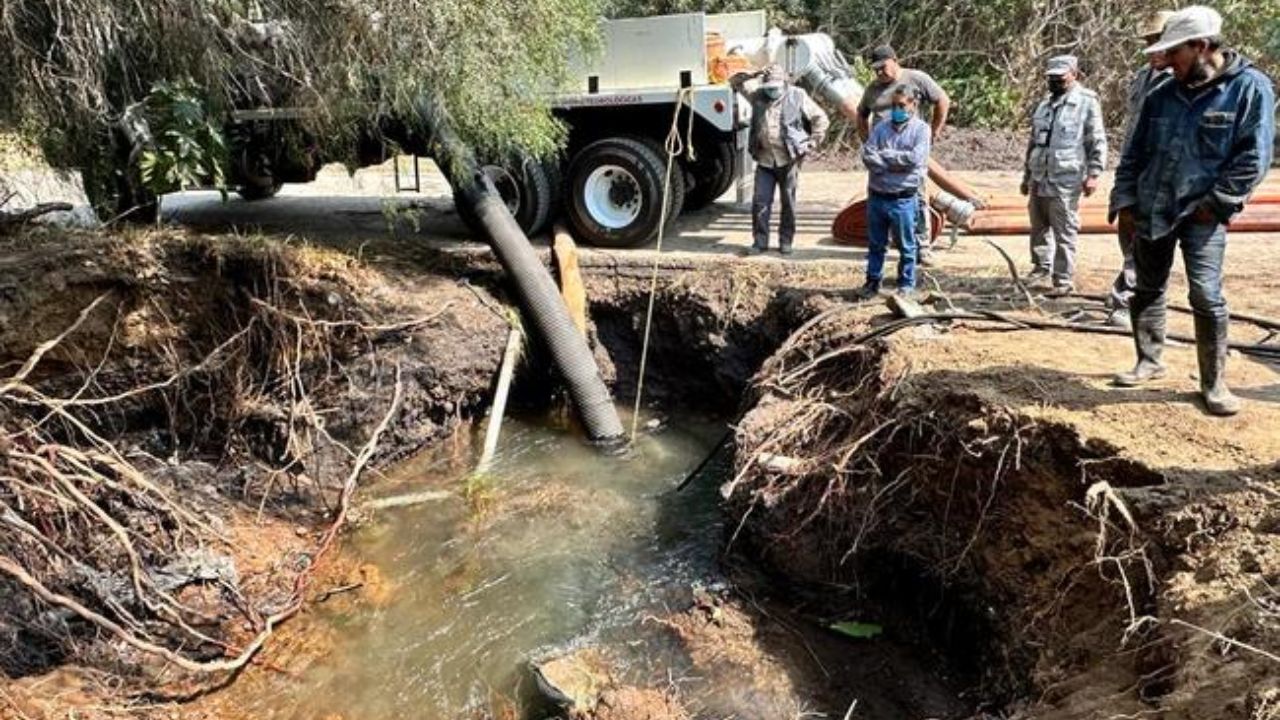 Conagua concluye reparación del ramal Teoloyucan