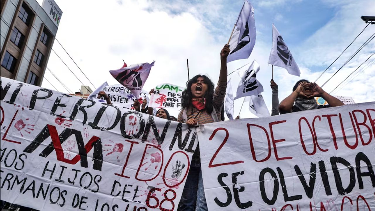 Movilizaciones del 2 de octubre provocan cierres viales en CDMX