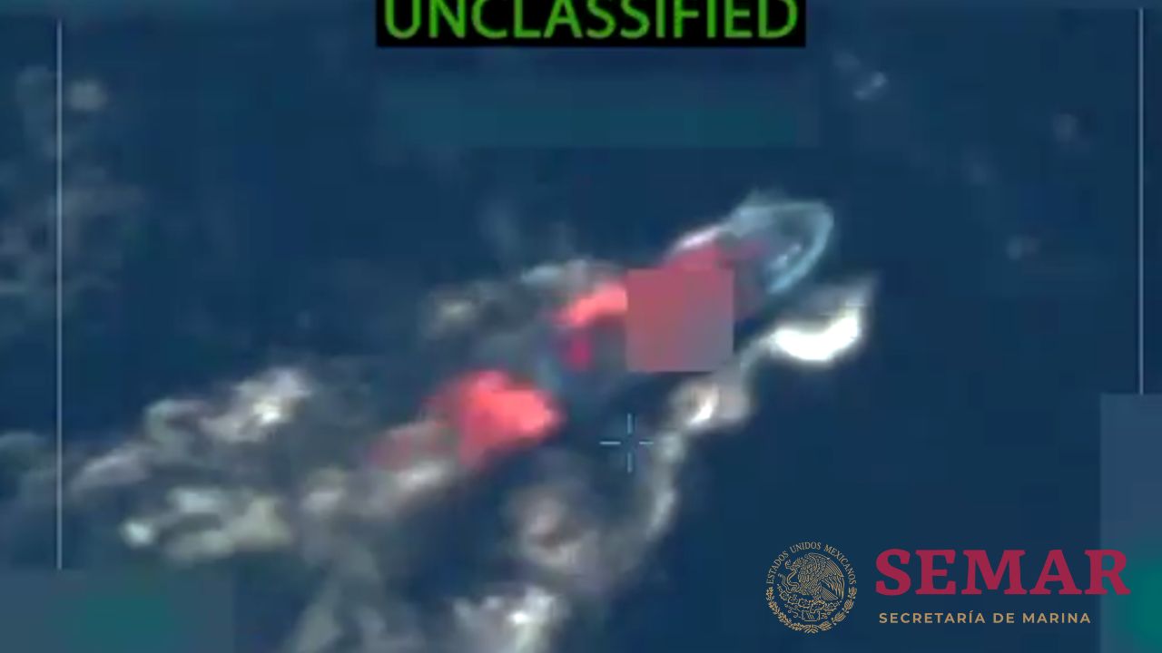 México rescata a persona en aguas internacionales