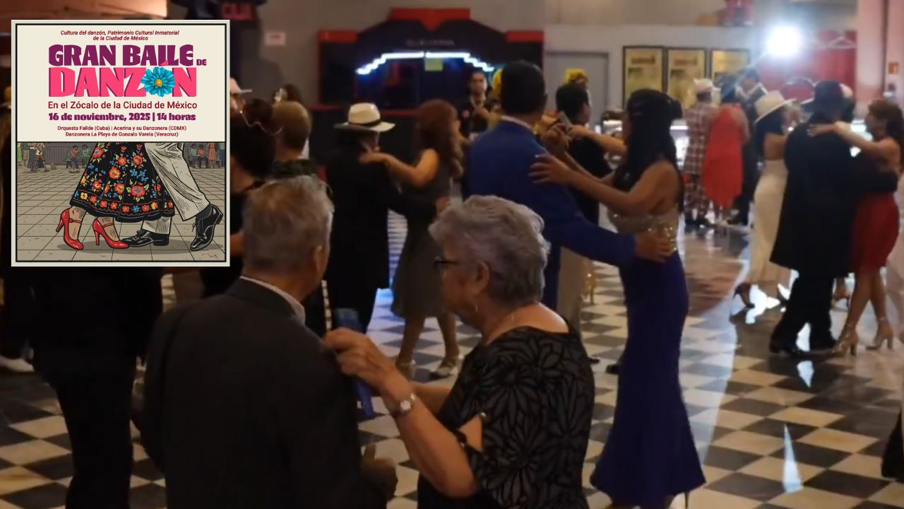 ¡A bailar danzón en el Zócalo!