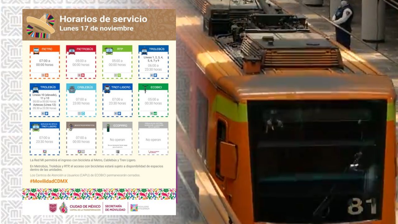 ¡Atención! Cambios en horarios del transporte 