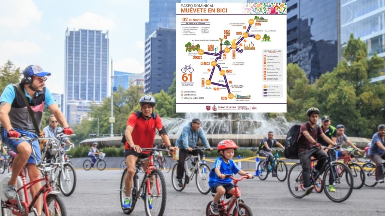 Llega el primer “Muévete en Bici” de noviembre  