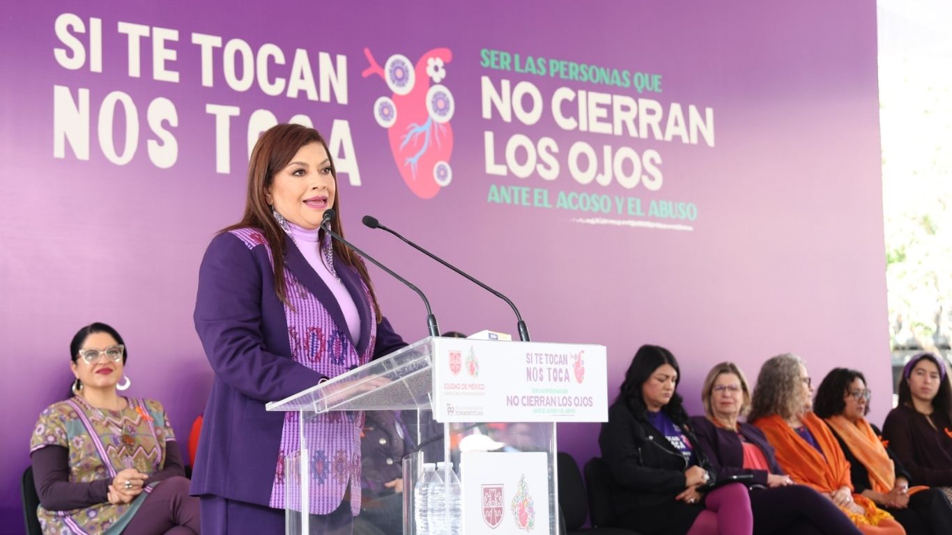 Clara Brugada lanza campaña “Si Te Tocan Nos Toca”