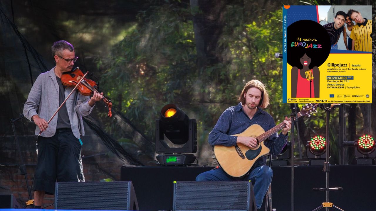 ¿Sin plan? El Eurojazz sigue en el Cenart con entrada libre