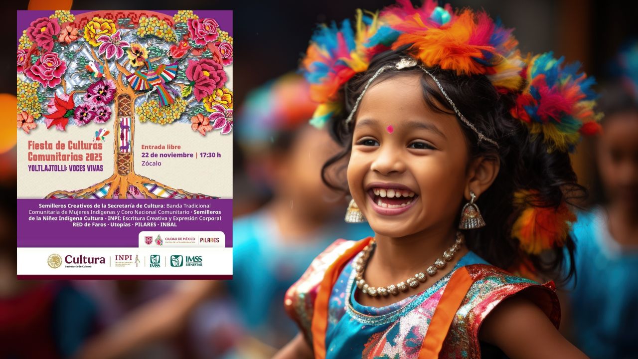 Fiesta de Culturas Comunitarias reunirá  a 200 mil infancias   