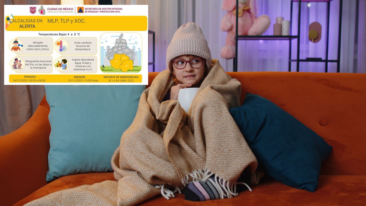 ¡Abrígate! Alerta Amarilla por frío en CDMX  