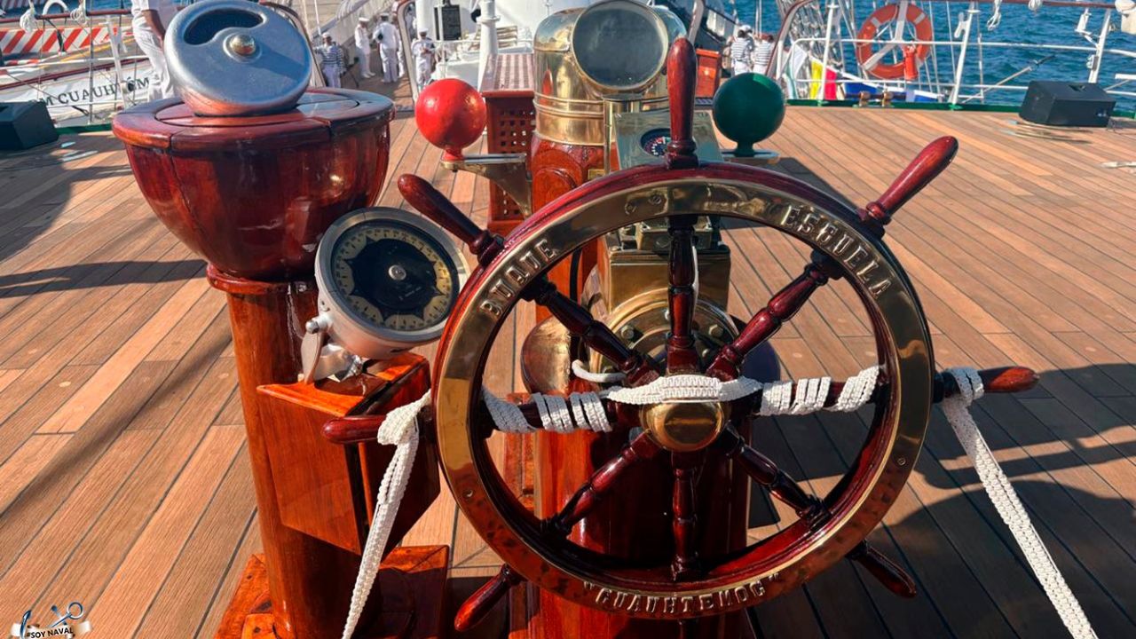 ¡Se va! Buque Escuela ‘Cuauhtémoc’ zarpa 