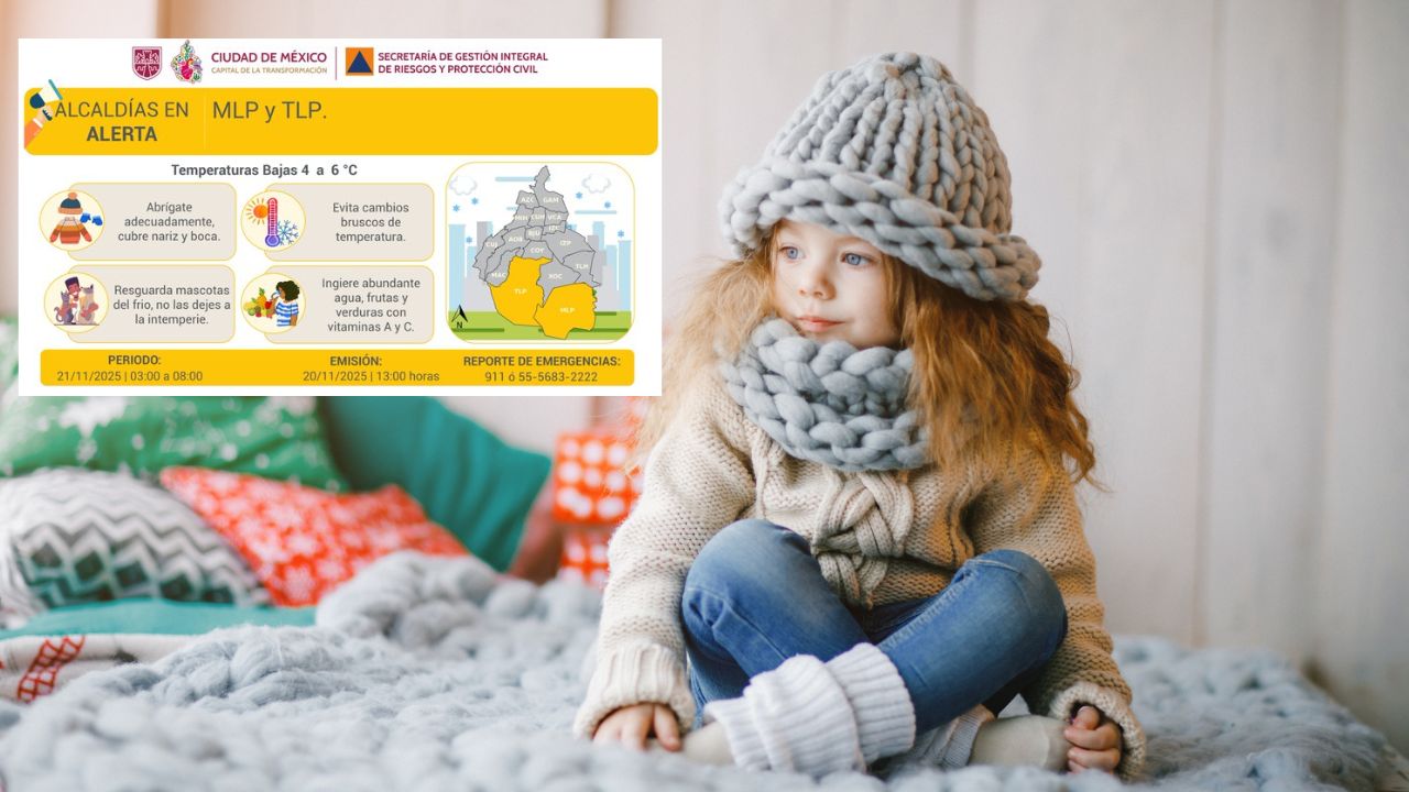 ¡Bajan las temperaturas! Activan alerta en CDMX