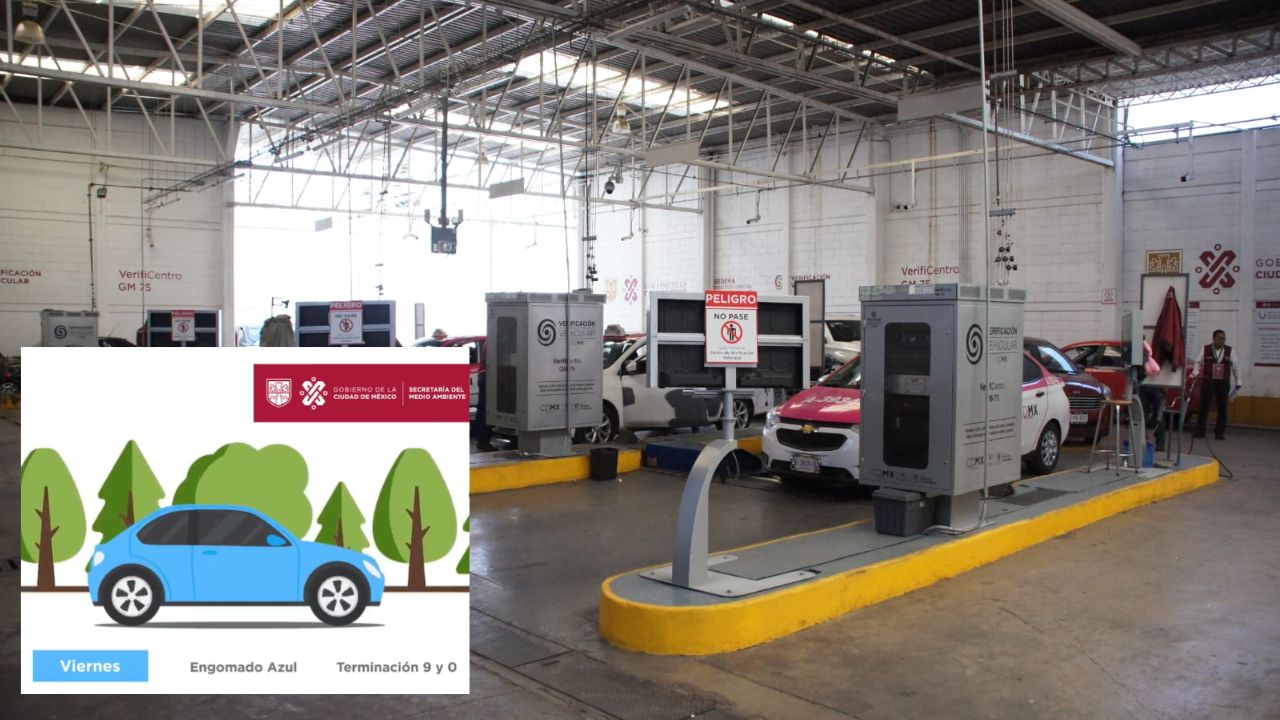 ¿Tienes engomado azul?