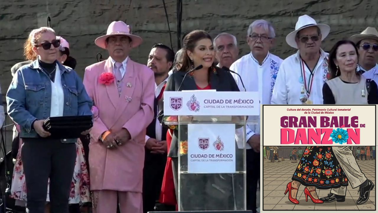 El Zócalo se vistió de gala con el Gran Baile de Danzón