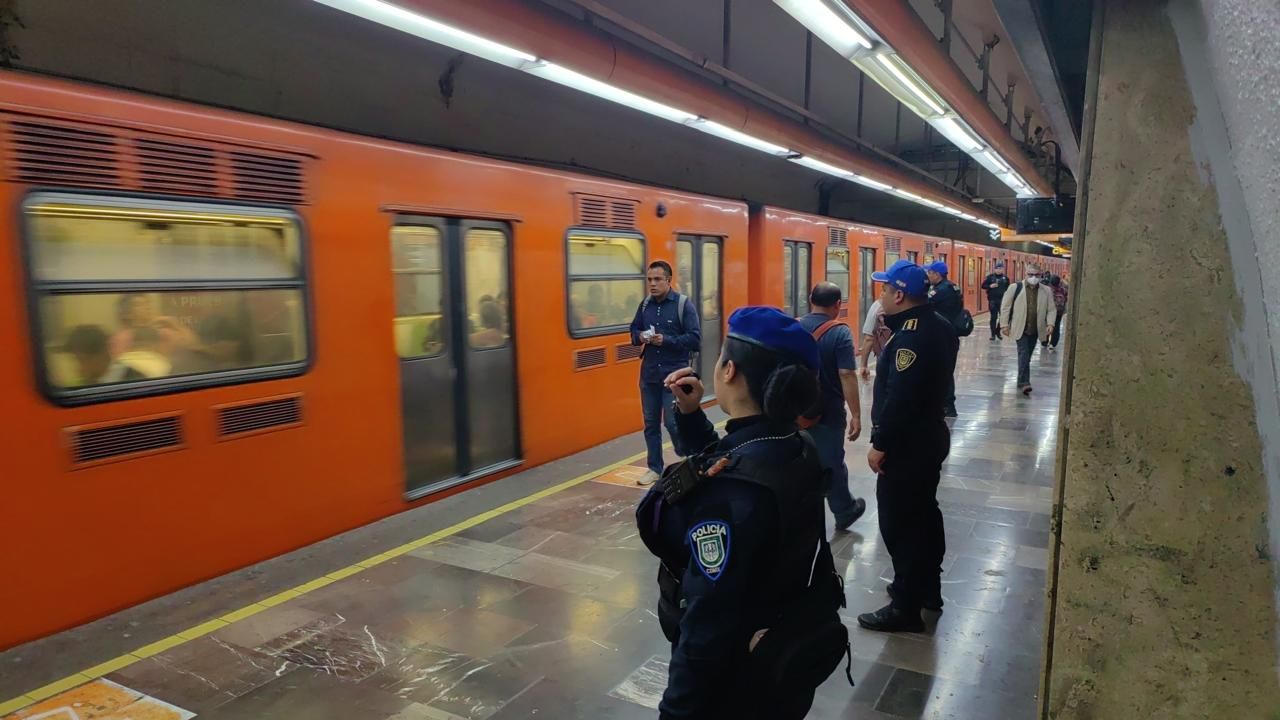 Refuerzan vigilancia en el Metro CDMX