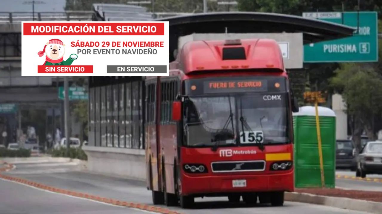 ¡Aviso a tiempo! Metrobús modifica rutas por desfiles