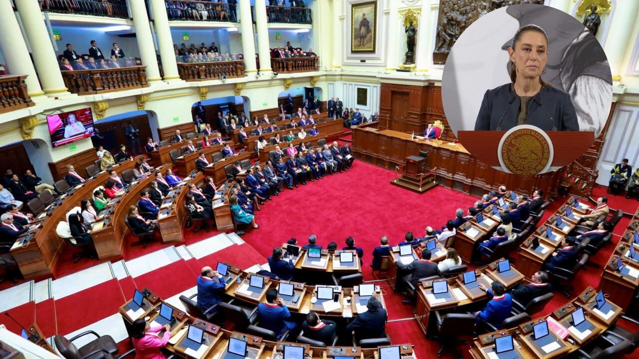 Congreso de Perú declara persona non grata a Claudia Sheinbaum