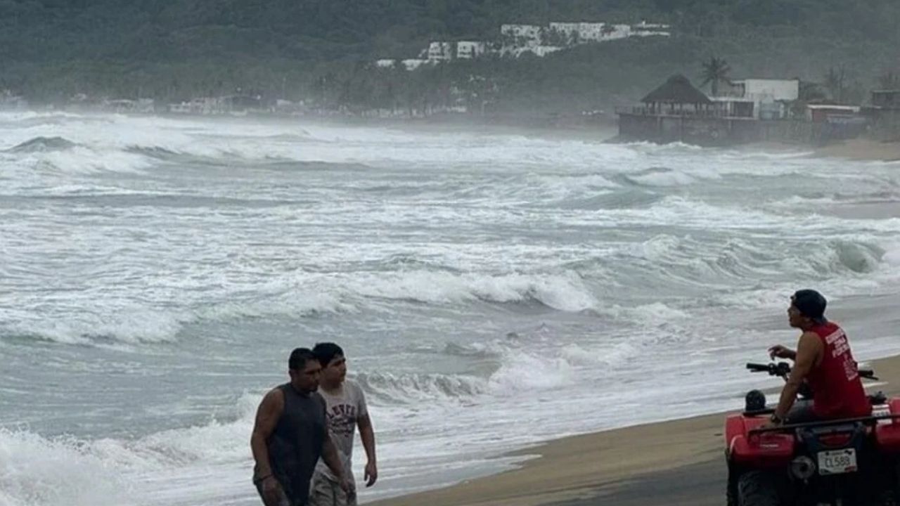 Lluvias cierran puertos en Baja California Sur