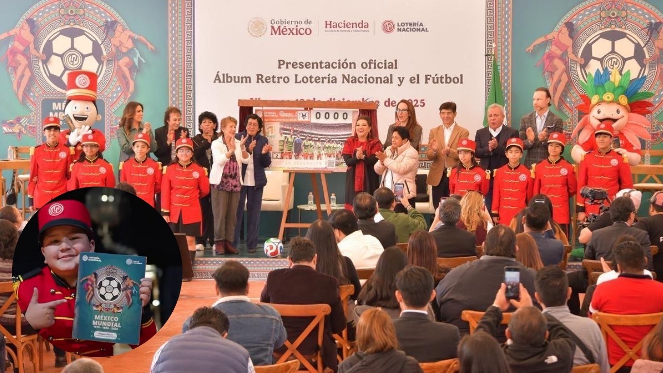 ¡Álbum Retro Lotería Nacional y el Futbol!