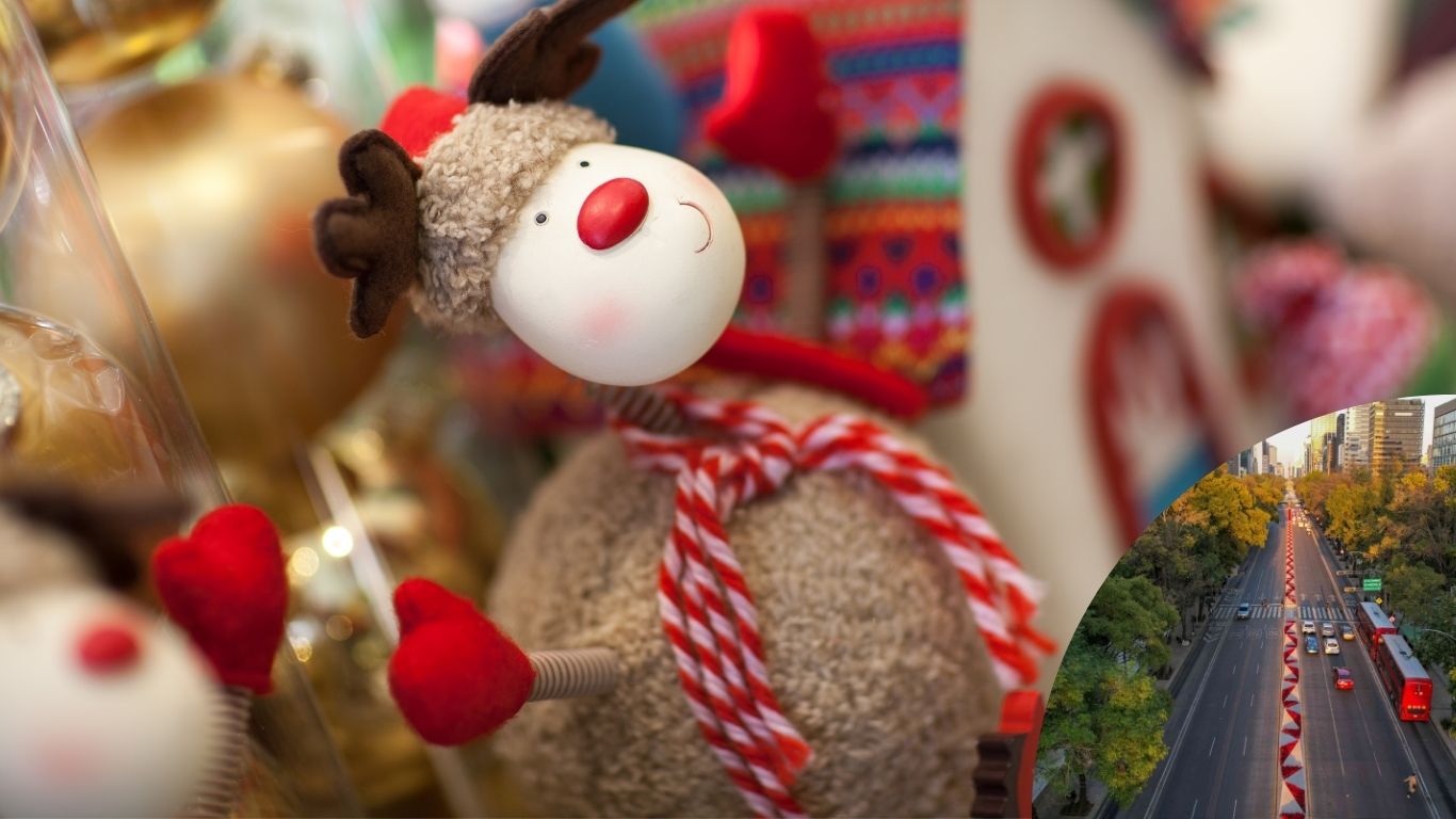 ¡Ya abrió la Feria Artesanal Navideña en Reforma!  