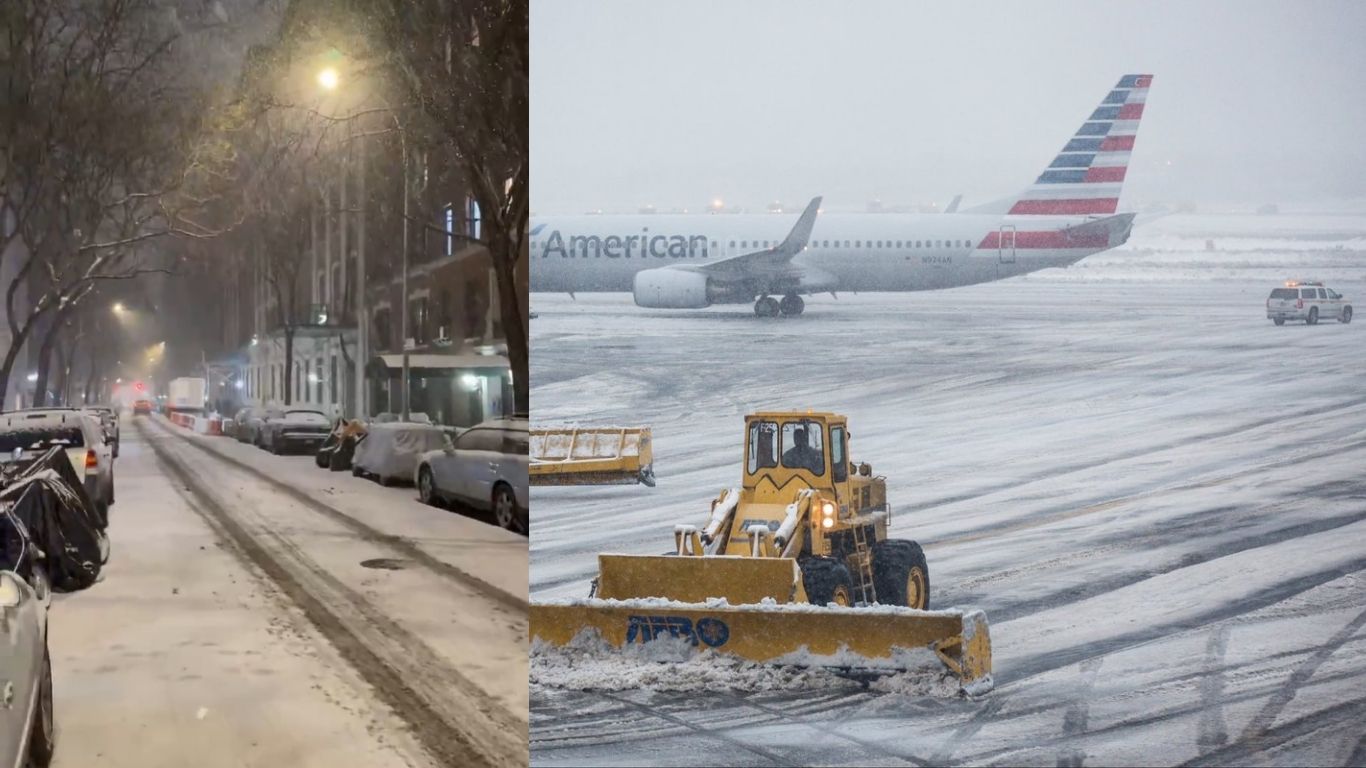 ¡Nueva York bajo la nieve! 