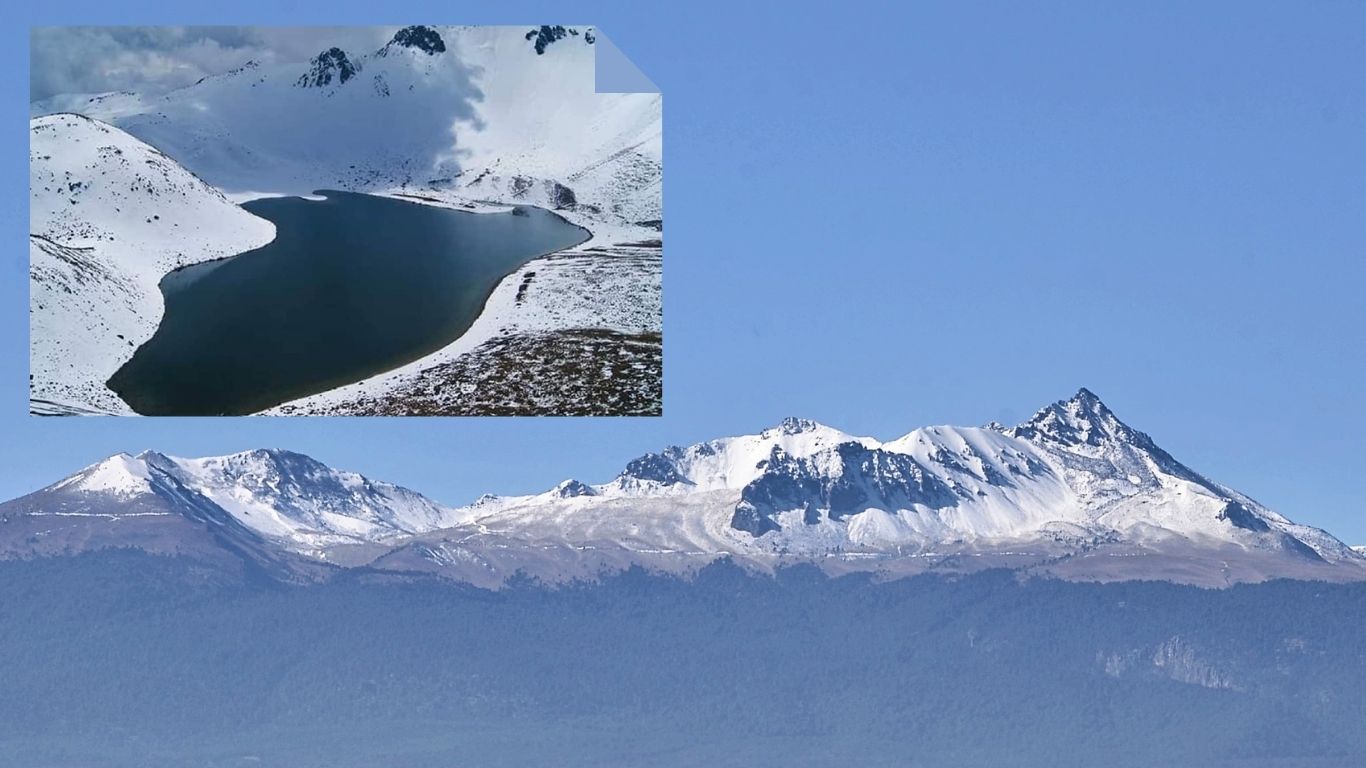 ¡Nevado de Toluca cierra por nevada!