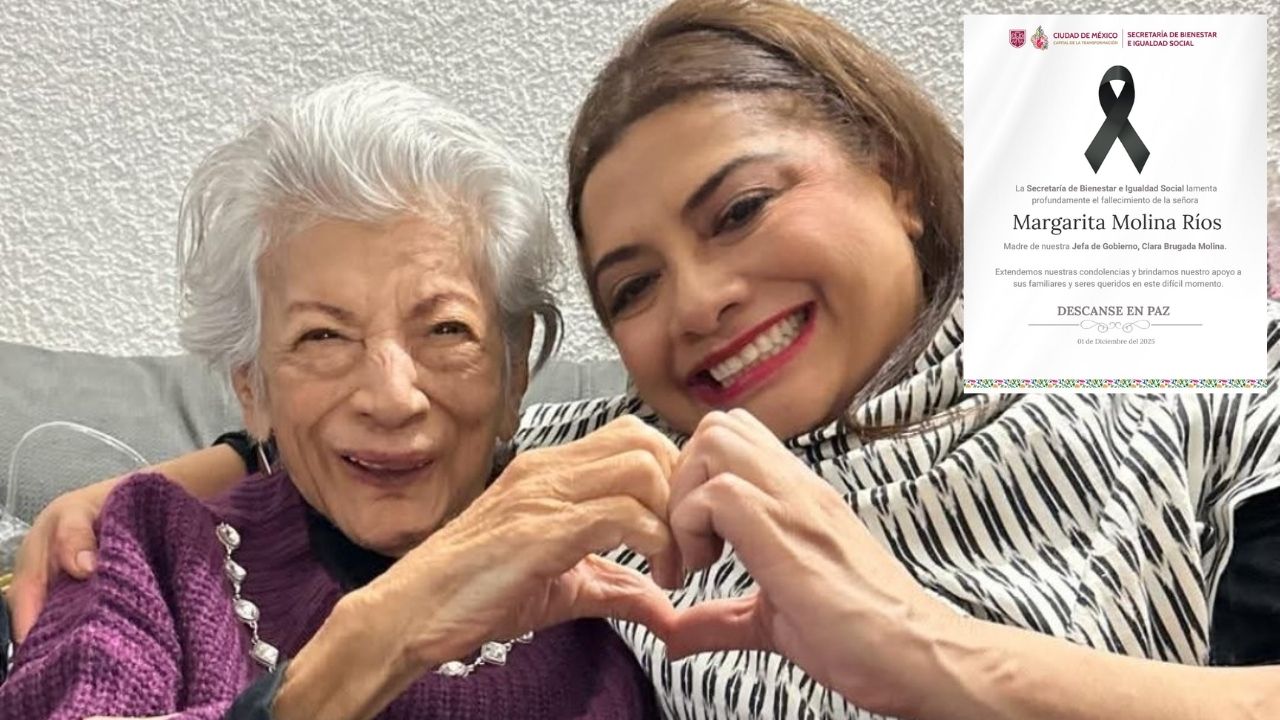 Muere Margarita Molina Ríos, madre de Clara Brugada