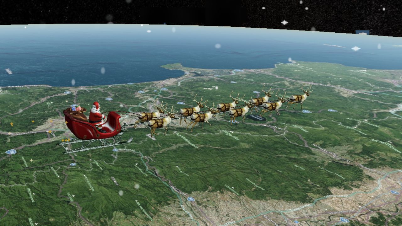 Santa Claus ya recorre el mundo  