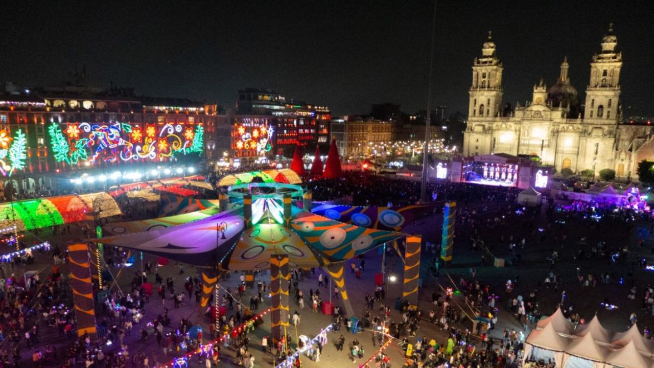 Anuncian actividades navideñas en el Zócalo capitalino