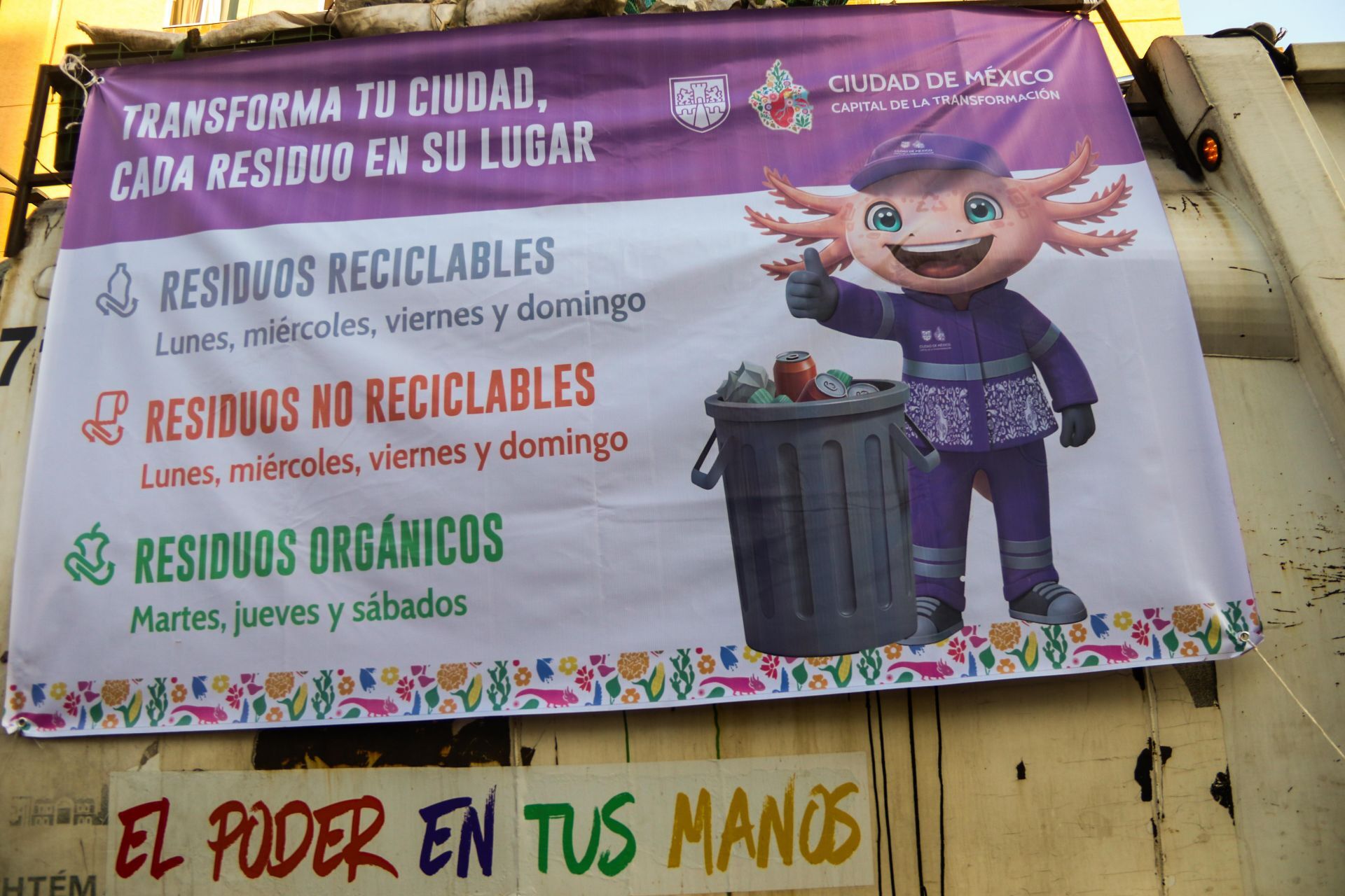 Falta de cultura e infraestructura: reto de la nueva recolección de basura