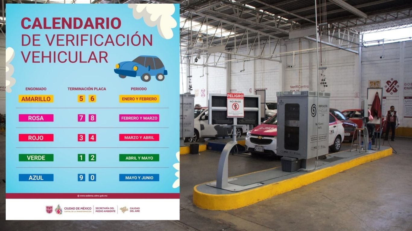 ¡Ya hay fechas! Publican calendario de verificación vehicular 2026