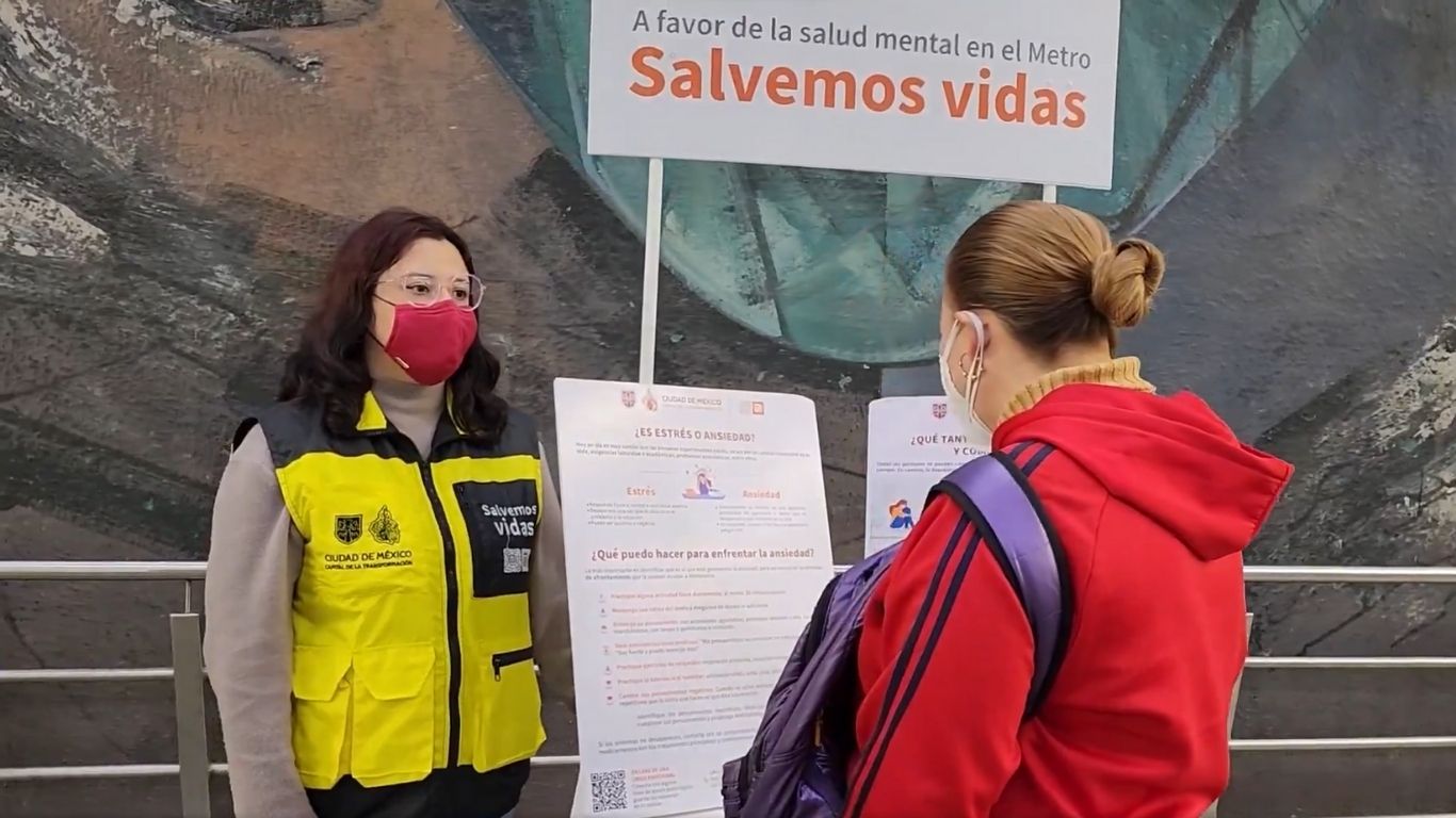 Atención psicológica gratuita en el Metro