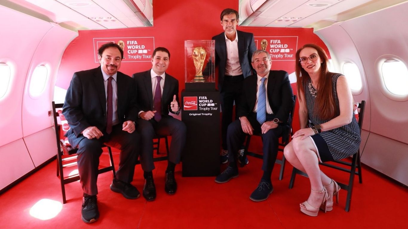El trofeo del Mundial 2026 ya está en México