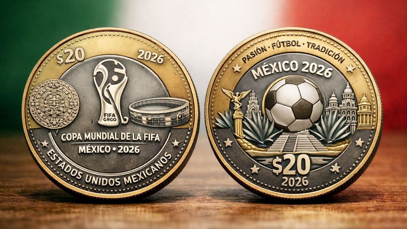 Avanza en el Senado aprobación de monedas del Mundial 2026
