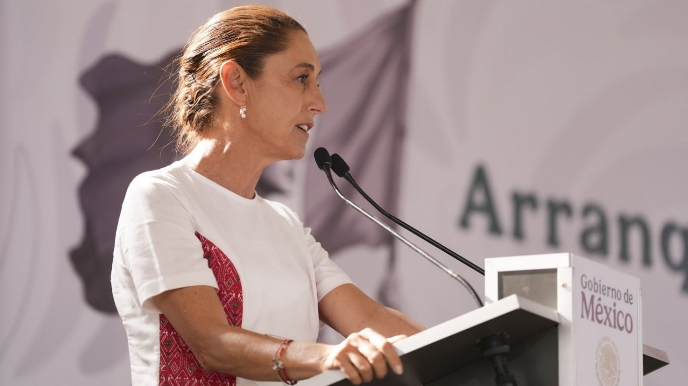 Sheinbaum promete concluir tren Saltillo–Nuevo Laredo